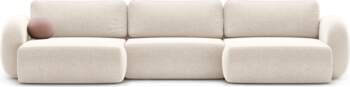 Cosmopolitan Design Panoramic Sofa with Box