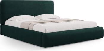 Cosmopolitan Design Storage Bed With Headboard