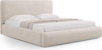 Cosmopolitan Design Storage Bed With Headboard