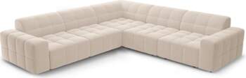 Cosmopolitan Design Symmetrical Corner Sofa, &quot