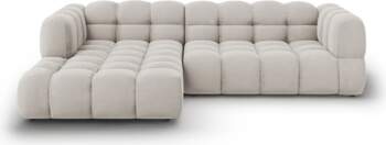 Cosmopolitan Design Velvet Modular Left Corner