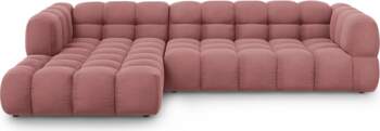 Cosmopolitan Design Velvet Modular Left Corner