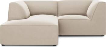 Cosmopolitan Design Velvet Modular Left Corner