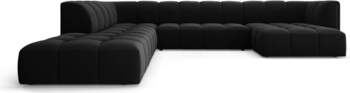 Cosmopolitan Design Velvet Modular Panoramic Left