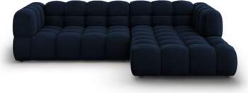 Cosmopolitan Design Velvet Modular Right Corner