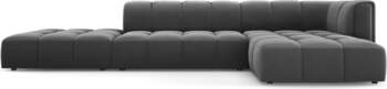 Cosmopolitan Design Velvet Modular Right Corner