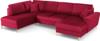 Cosmopolitan Design Velvet Panoramic Left Corner