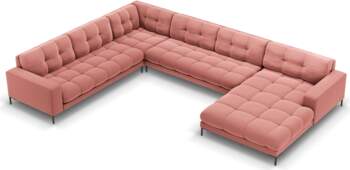 Cosmopolitan Design Velvet Panoramic Left Corner