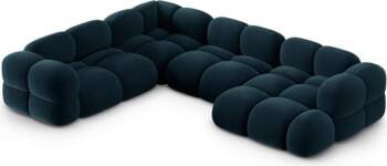 Cosmopolitan Design Velvet Panoramic Left Corner