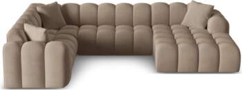 Cosmopolitan Design Velvet Panoramic Left Corner