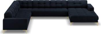 Cosmopolitan Design Velvet Panoramic Left Corner