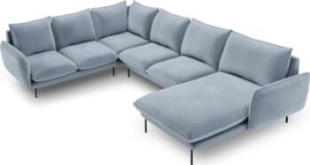 Cosmopolitan Design Velvet Panoramic Left Corner