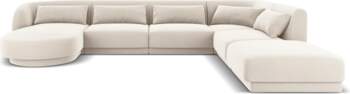 Cosmopolitan Design Velvet Panoramic Right Corner