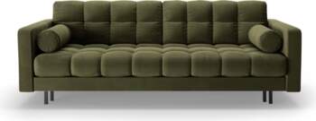Cosmopolitan Design Velvet Sofa With Bed