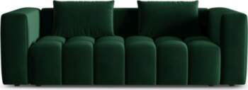 Cosmopolitan Design Velvet Sofa With Bed