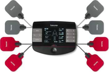 Digital TENS/EMS device with heat function