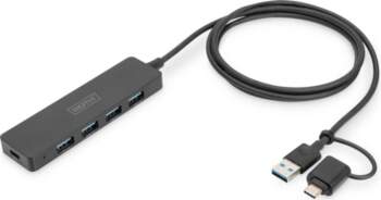 Digitus DA-70236 Interfeisa koncentrators USB 3