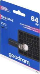 GOODRAM FLASHDRIVE 64GB UNO3 SILVER USB