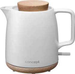 Kettle Concept, ceramic, white 1L