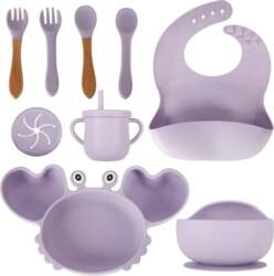 RoGer Silicone Dishes Set 9 pcs