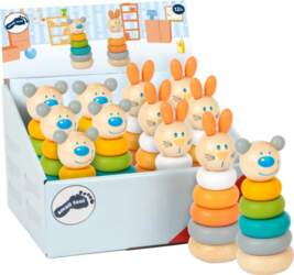 Small Foot Display Stacking Tower Pastel