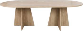 VentHon Bootcut Oval Dining Table 200x100