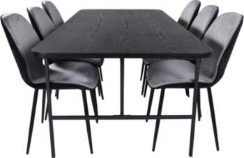 VentHon Uno Dining Table , Black Black