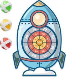 WOOPIE šautriņu spēle "Rocket