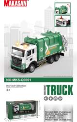 ... Metal Garbage Truck with Light
