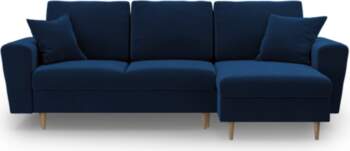 Cosmopolitan Design Corner Sofa With Bed
