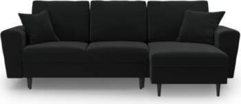 Cosmopolitan Design Corner Sofa With Bed