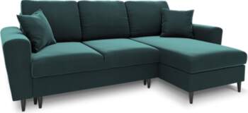 Cosmopolitan Design Corner Sofa With Bed