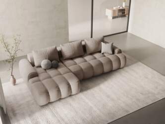 Cosmopolitan Design Left Corner Sofa With