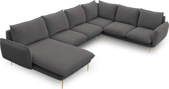 Cosmopolitan Design Panoramic Right Corner Sofa