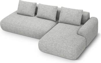 Cosmopolitan Design Right Corner Sofa With