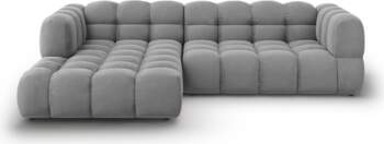Cosmopolitan Design Velvet Modular Left Corner
