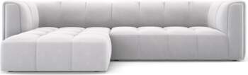 Cosmopolitan Design Velvet Modular Left Corner