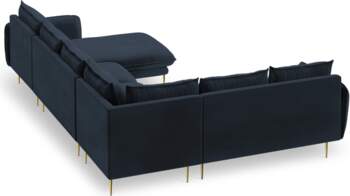 Cosmopolitan Design Velvet Panoramic Left Corner