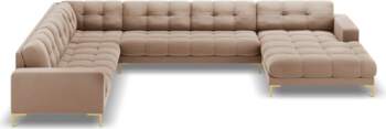 Cosmopolitan Design Velvet Panoramic Left Corner