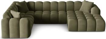 Cosmopolitan Design Velvet Panoramic Left Corner