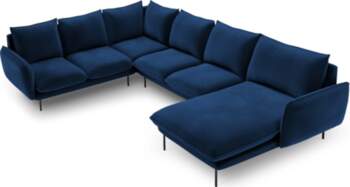 Cosmopolitan Design Velvet Panoramic Left Corner