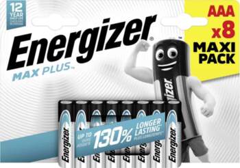 Energizer Max Plus AAA/LR03, 8 gab