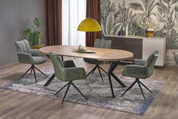Halmar PERONI extension table, walnut /