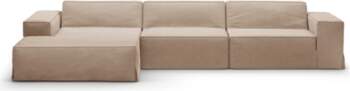 Micadoni Modular Left Corner Sofa, "
