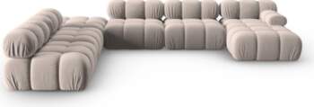 Micadoni Velvet Modular Panoramic Left Corner