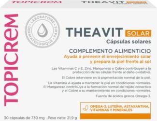 Topicrem Theavit Solar 30 kapsulas