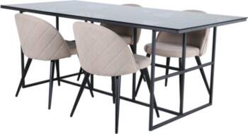 VentHon Leif Dining Table - Black