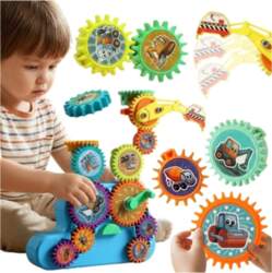 WOOPIE Interactive Construction Blocks Gears 18