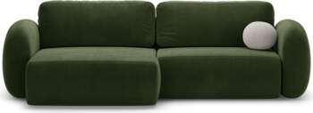 Cosmopolitan Design Corner Sofa With Bed