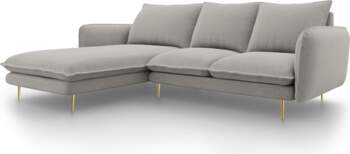 Cosmopolitan Design Left Corner Sofa, "